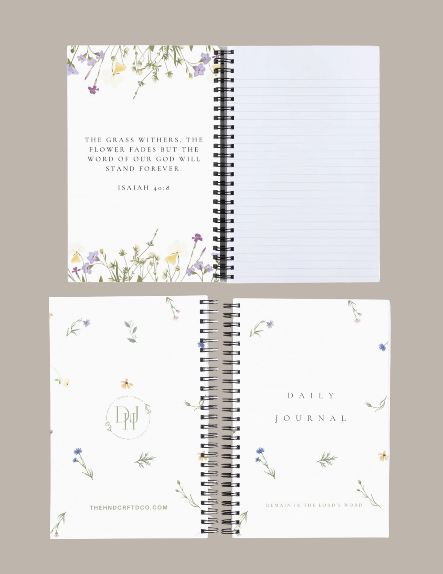 Isaiah 40 Floral Daily Journal