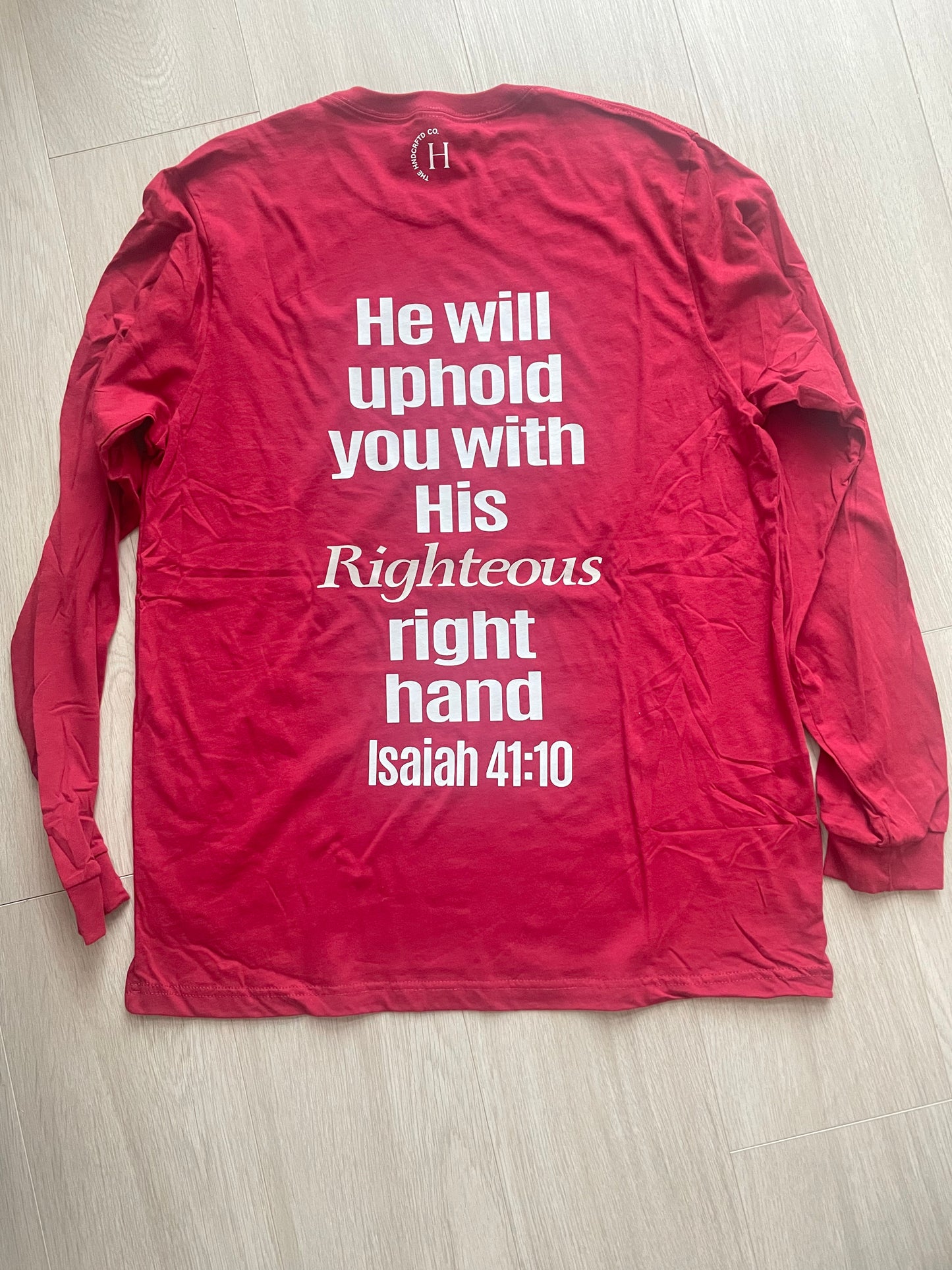 He Will Uphold You - Long Sleeve